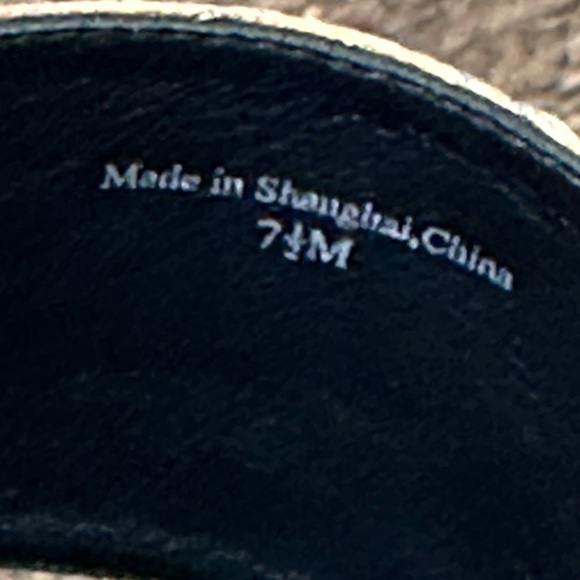 Diane von Furstenberg “Tiffany” Camel Watersnake Wedge Sandals – Size 7.5M - Picture 7 of 9